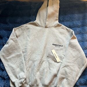 Essentials Fear of God Dark Oatmeal Hoodie
